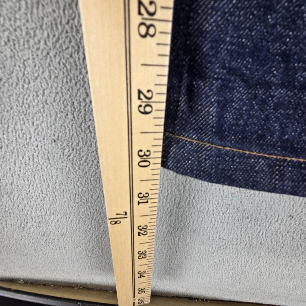 A.P.C. Jeans Mens 31x30 Blue Selvedge Petit New Standard Raw Denim Button Fly - Picture 4 of 16